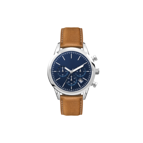 Horloge Vienna Blauw met bedrukking