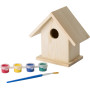 Wooden birdhouse kit Wesley brown
