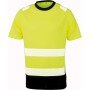 Gerecycled veiligheids-T-shirt Yellow / Black S/M