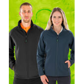 Women's Recycled 2-Layer Printable Softshell Jkt - Red - XS