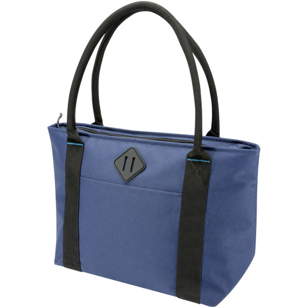 REPREVE® Our Ocean™ 12-can GRS RPET cooler tote bag 11L - Navy