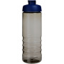 H2O Active® Eco Treble 750 ml flip lid sport bottle - Charcoal/Blue