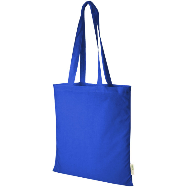 Orissa 100 g/m² GOTS organic cotton tote bag 7L - Royal blue