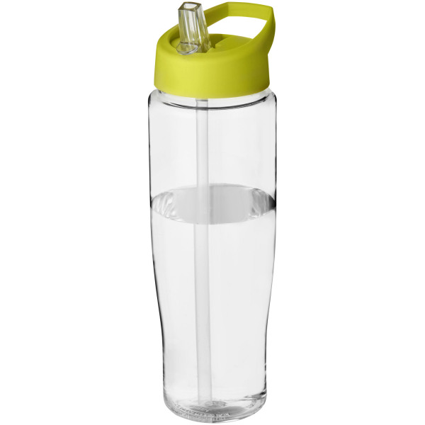 H2O Active® Tempo 700 ml spout lid sport bottle - Transparent/Lime