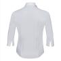 RUS Ladies ¾ sl. Fitted Stretch Shirt, White, XS