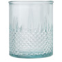 Estrel recycled glass tealight holder - Transparent clear