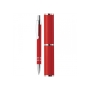 Aluminum ball pen in a tube - Red