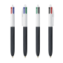 BIC® 4 Colours Wood Style with Lanyard 4 Colours Wood BP LP Black_UP white_RI white