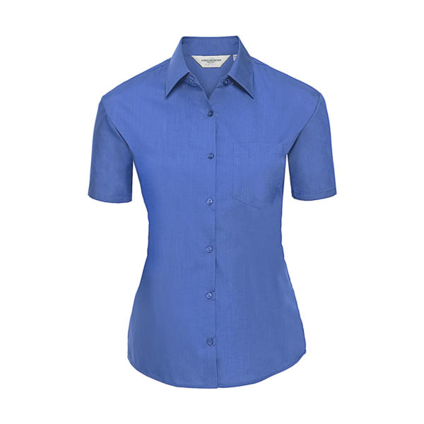 Ladies' Poplin Shirt - Corporate Blue - 4XL (48)