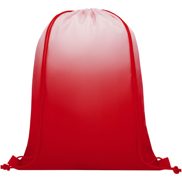 Oriole gradient drawstring backpack 5L - Red