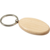 Houten sleutelhanger Katherine bruin