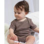 Baby Bodysuit - Heather Blue Organic - 3-6