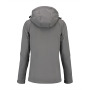 L&S Jacket Hooded Softshell for her pearl grey L