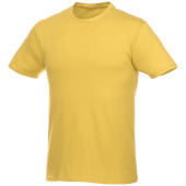 Heros heren t-shirt met korte mouwen - Geel - 3XL