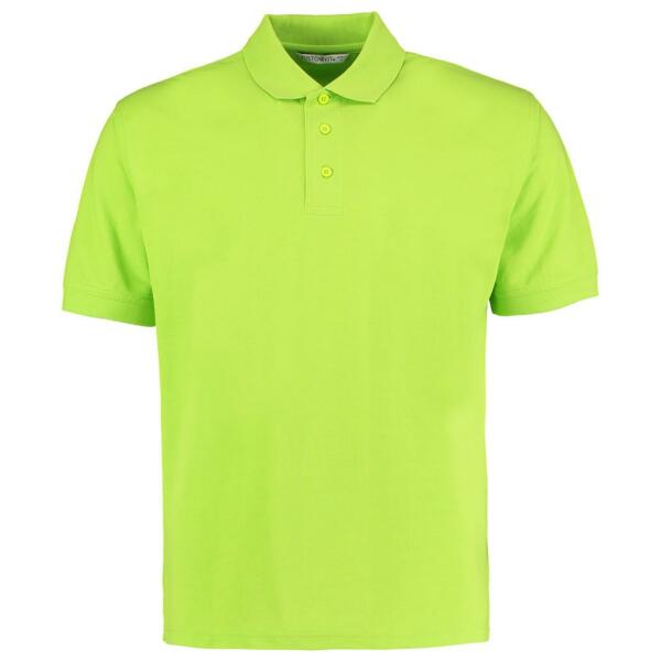 Klassic Poly/Cotton Piqué Polo Shirt, Lime Green, M, Kustom Kit