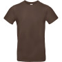 #E190 Men's T-shirt Brown 3XL