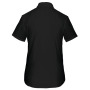 Overhemd in onderhoudsvriendelijk polykatoen-popeline korte mouwen dames Black XL