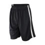 Men's Quick Dry Basketball Shorts - Black/White - XS