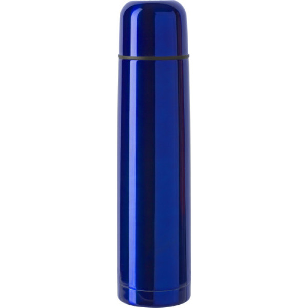 RVS dubbelwandige fles Quentin kobaltblauw