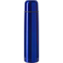 Stainless steel double walled flask Quentin cobalt blue