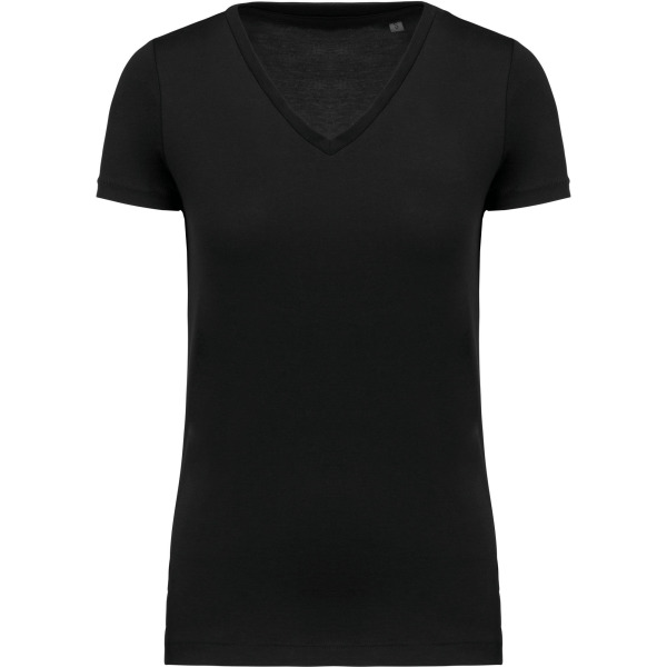 Ladies' Supima® V-neck short sleeve t-shirt