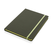 GRS-gecertificeerd RPET A5-notitieboek, groen, groen