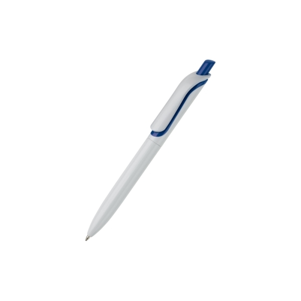 Ball pen Click Shadow Made in Germany - White / Dark Blue