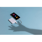 5.000 mAh Antimicrobiële powerbank, wit