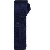 Slim knitted tie Navy One Size