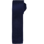 Slim knitted tie Navy One Size