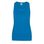 AWDis Ladies Cool Smooth Sports Vest, Sapphire Blue, L, Just Cool