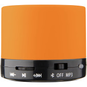 Duck cilinder Bluetooth® speaker met rubberen afwerking - Oranje