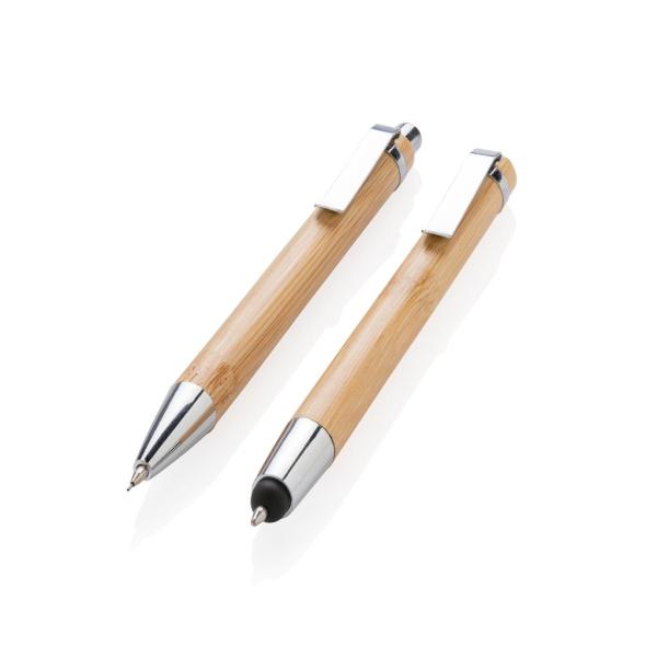 Bamboe pennenset met opdruk