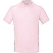Men's organic polo shirt Orchid Pink S