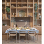 Ukiyo Aware™ 180gr recycled katoenen tafelkleed 250x140cm, gebroken wit