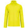 Microfleece met rits heren Fluorescent Yellow 4XL