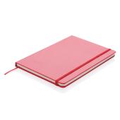 Basic hardcover notesbog A5, rød