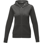 Theron dames hoodie met ritssluitng - Storm grey - XL