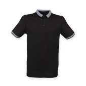 Mens Fashion Polo with Jacquard Contrast Mens Fashion Polo with Jacquard Contrast