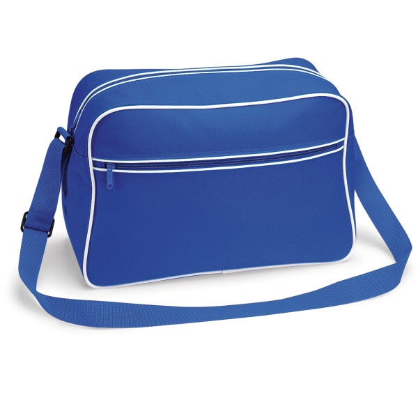 Retro Shoulder Bag Royal Blue / White One Size