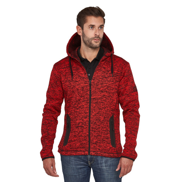Macseis Cardigan Riptide Light for him Red Mel