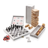 Deluxe mikado/domino in houten doos, wit
