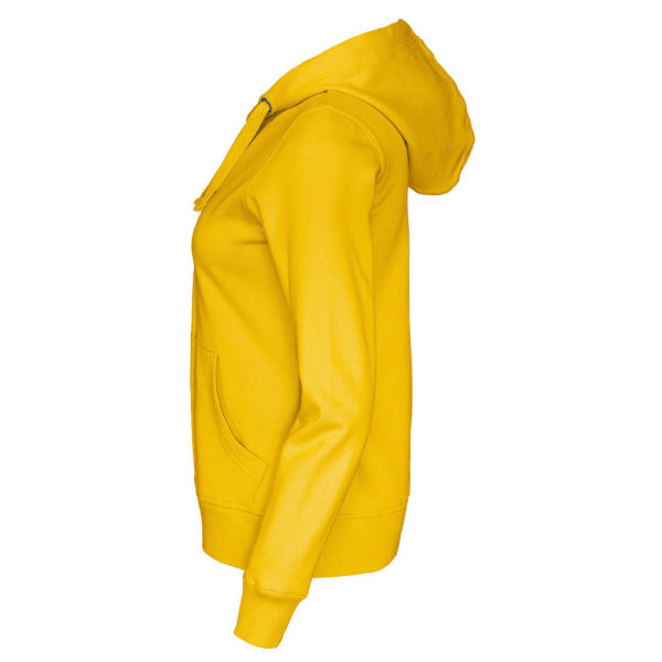Cottover Gots Full Zip Hood Lady yellow XS