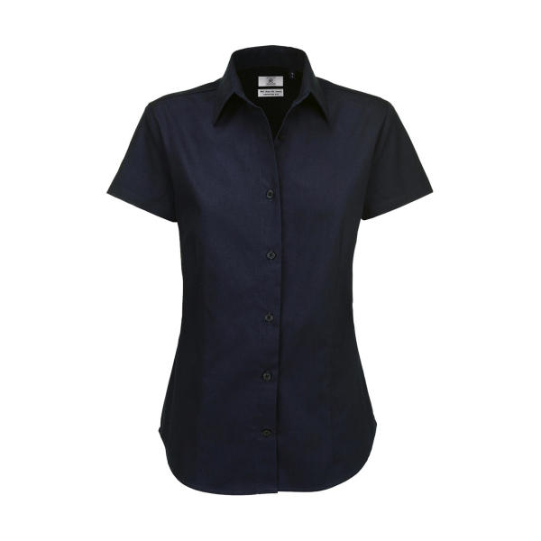 Sharp SSL/women Twill Shirt - Navy