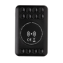 5.000 mAh draadloos opladen zakformaat powerbank, zwart