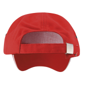 Plush Sandwich Cap - Red/White - One Size