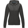 Ruby women’s GOTS organic recycled full zip hoodie - Storm grey - XS