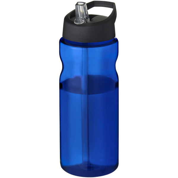 H2O Active® Base 650 ml spout lid sport bottle - Blue/Solid black