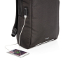 Swiss Peak AWARE™ RFID and USB A laptop backpack, black