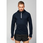 Unisex sportsweater Met Capuchon En Halsrits Navy 3XL
